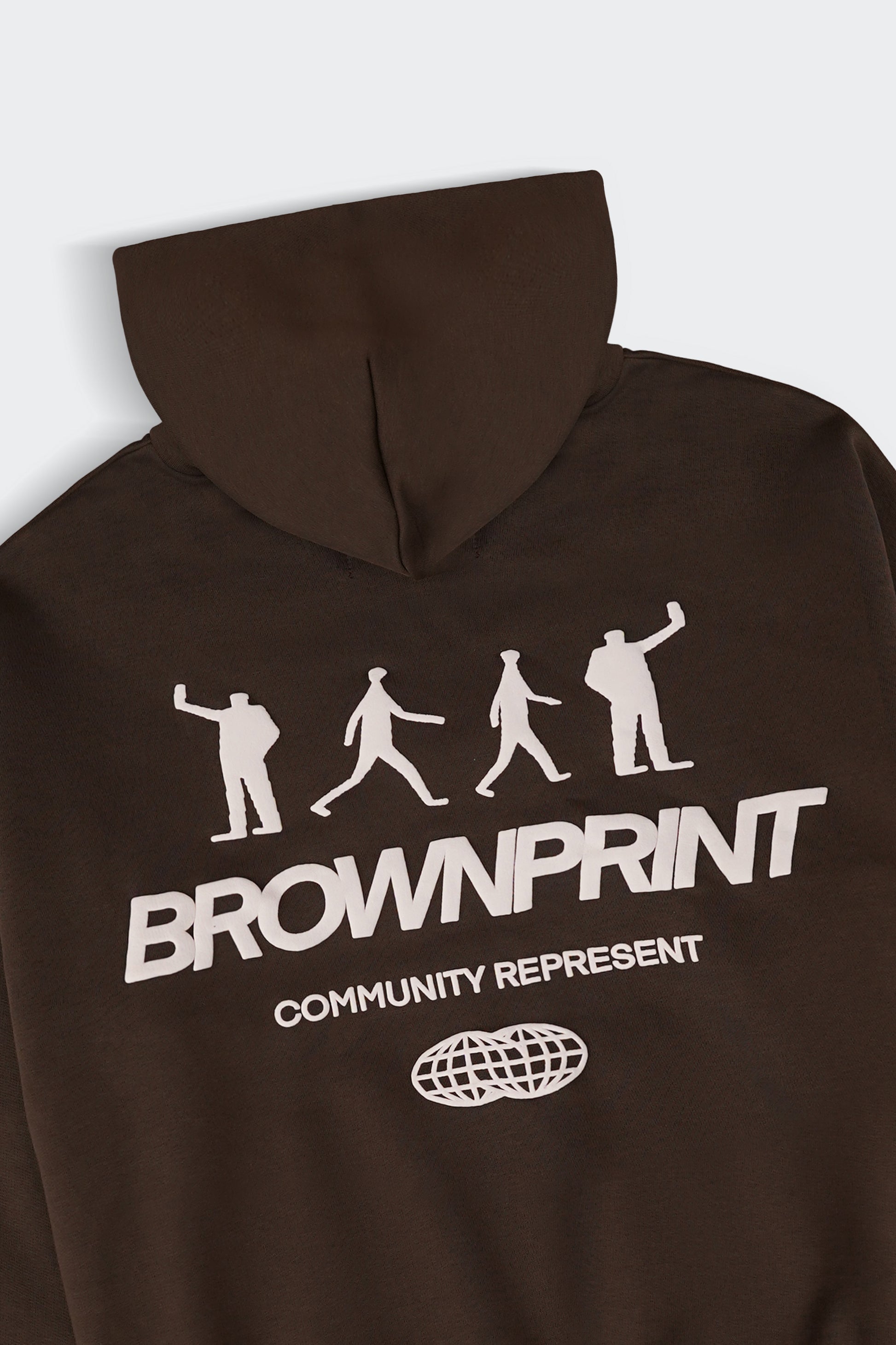 “Brown Print” - Hoodie