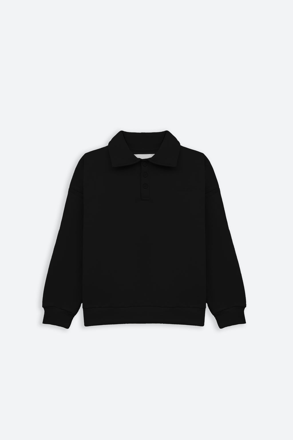 “Winner’s Department” - Polo Sweatshirt (Black)