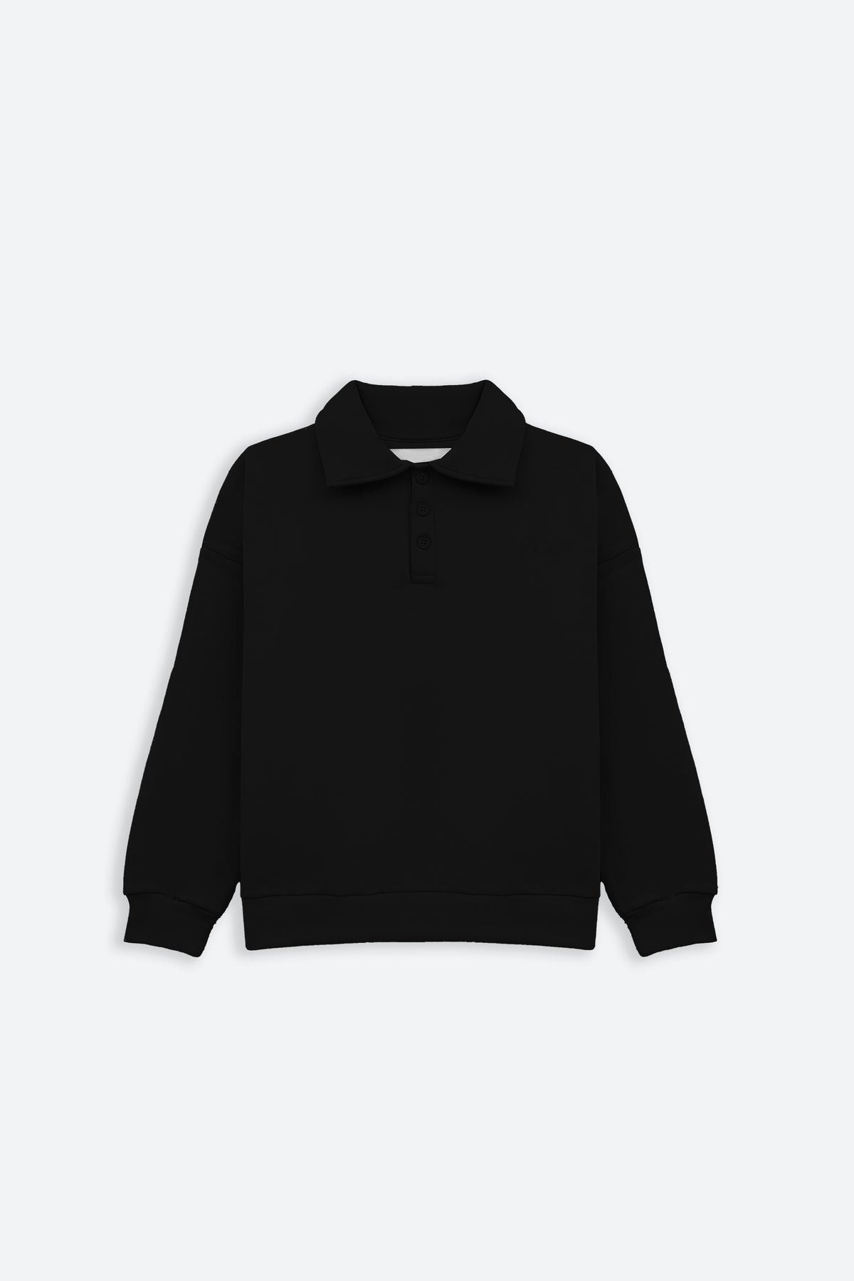 “Winner’s Department” - Polo Sweatshirt (Black)
