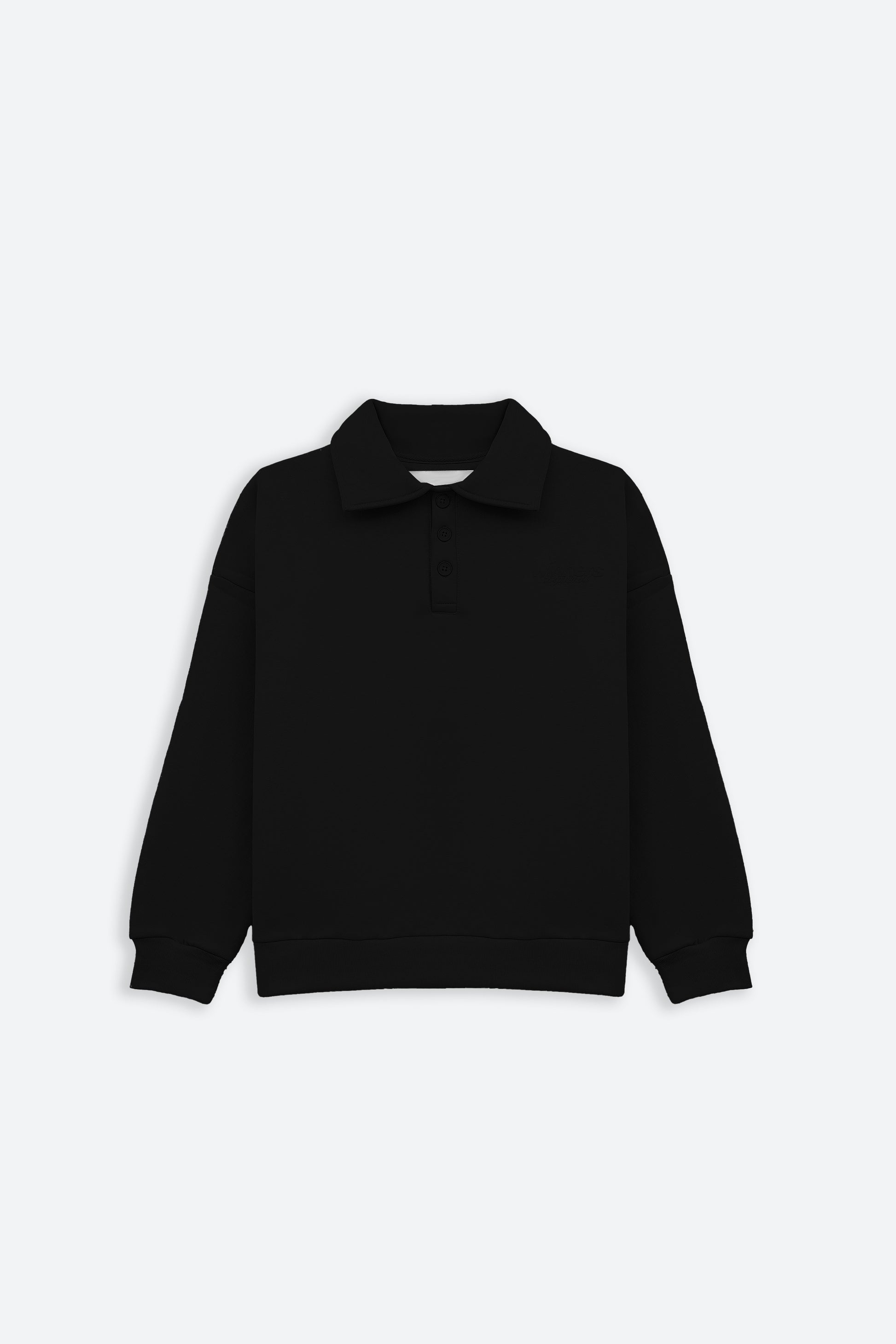 “Winner’s Department” - Polo Sweatshirt (Black)