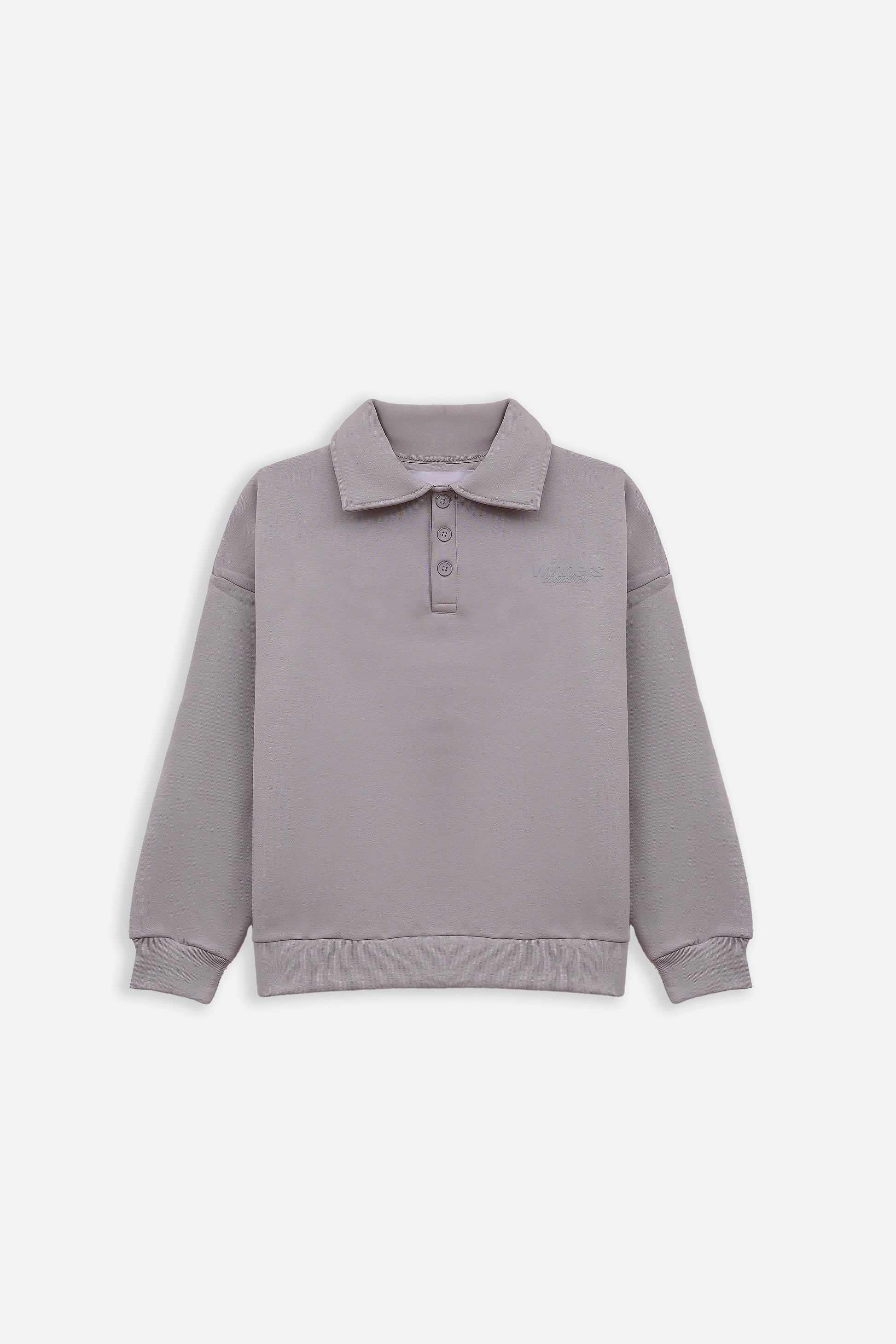 “Winner’s Department” - Polo Sweatshirt (Grey)